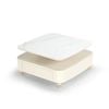 Eureka 35" CT02 Creamy White Rotating Coffee Table With Drawers