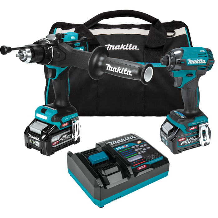 Makita XGT 40V Hammer Drill & Impact Driver Kit