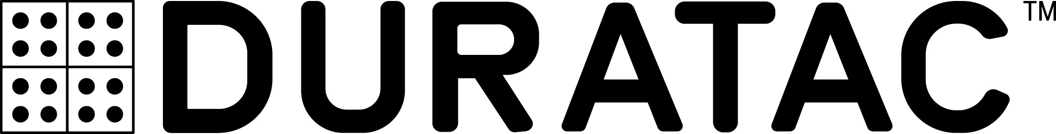 Duratac logo in black and white