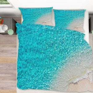 3D Blue Sea 258 Bed Pillowcases Quilt King Size