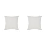 2PK Linen House Ferrara White European Pillowcase 65x65cm - White