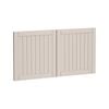 Kaboodle 1000mm Cannellini Country Fridge Cabinet Doors - 2 Pack