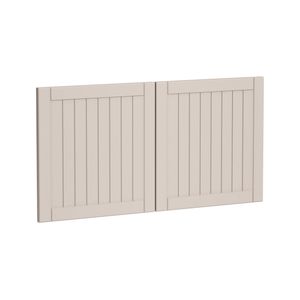 Kaboodle 1000mm Cannellini Country Fridge Cabinet Doors - 2 Pack