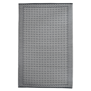 Fab Habitat 270x360cm Grey Ronda Recycled Plastic Outdoor Rug
