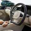 Australian Goose Steering Wheel Cover for BMW 5 Series 2023 - Current (G60 G61 G68) D-shape Black