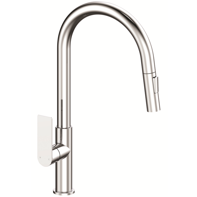 Pull Down Sink Mixer Chrome Rococo