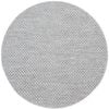 Handwoven Marble Wool Rug-6423-Silver-120x120cm