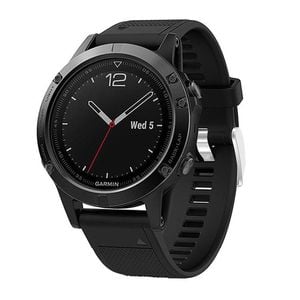 TEGAL Silicone Sport Band Strap For Garmin Fenix 5 Black