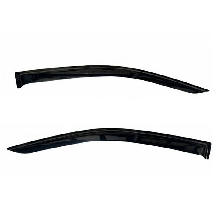 2-piece Weathershields &amp; Mirror Covers For Toyota Hilux Extra Cab 2015-2024