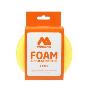 Morgan 5 inch Yellow Foam Applicator Pads- 4 pack