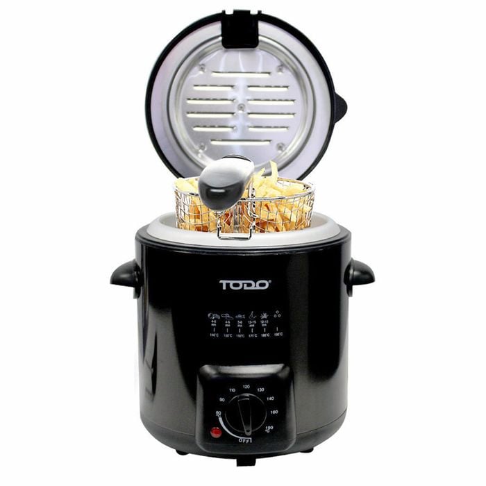 TODO 840W 0.9L Deep Fryer Stainless Steel Basket