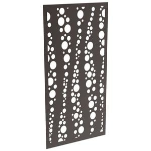ProtectorAl 300 - 1200 x 1201 - 2400mm Black Satin Bubbles Unframed Solid Aluminium Decorative Panel 