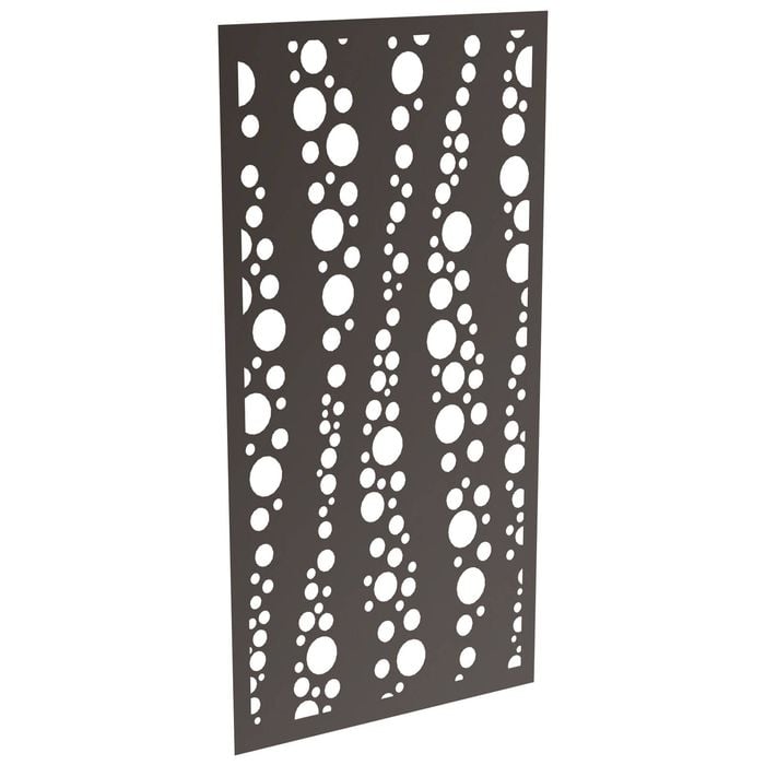 ProtectorAl 300 - 1200 x 1201 - 2400mm Black Satin Bubbles Unframed Solid Aluminium Decorative Panel 