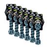 6PK Paws and Claws Tug-Of-War Rope Tugger Toy For Healthy Teeth & Gums Assorted