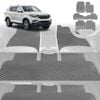 6D Diamond Car Floor Mats for SsangYong Rexton 2017-Current-Ultimate Set-Grey-Outback GT
