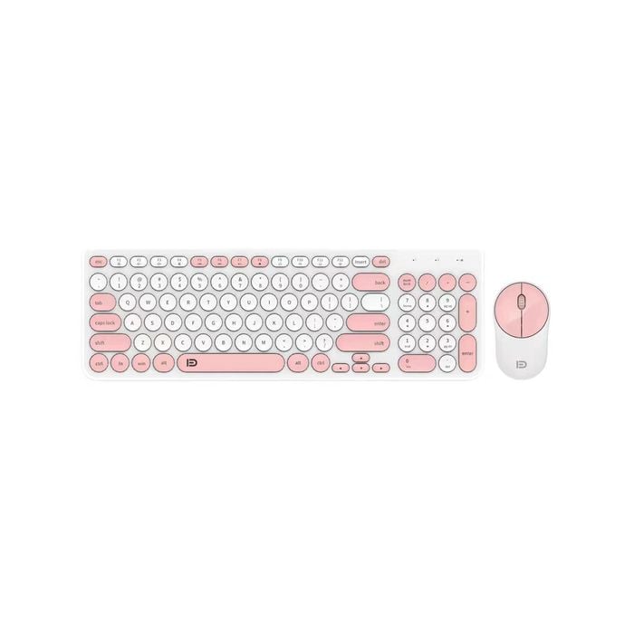 Wireless keyboard optical mouse combo usb pink bunnings australia