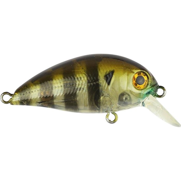 Atomic Hardz Crank Mid 38mm Hard Body Fishing Lure Ghost Gill Brown