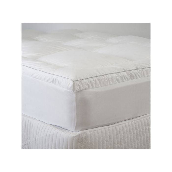 Ardor 2800gsm Standard Double Bed Microfibre Mattress Topper White