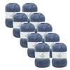 10x Malli Titanium Grey Blend Basic 100g Knitting Craft Yarn Acrylic/poly