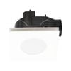 Mercator 240mm White Plug-In Square Exhaust Fan with Tri-Colour LED Light