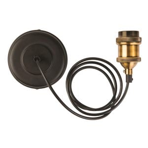 Brilliant Lighting 1.8m Antique Bronze Andy Cord Pendant Suspension Kit