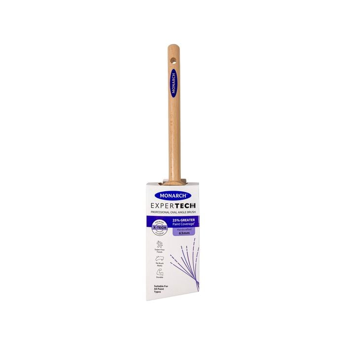 Monarch Expertech 63mm X-Tech Oval Angle Paint Brush