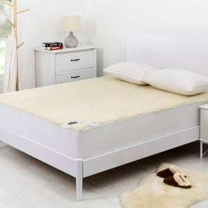 Wooltara Classic 350gsm Wool Fleece Underblanket - Double Bed