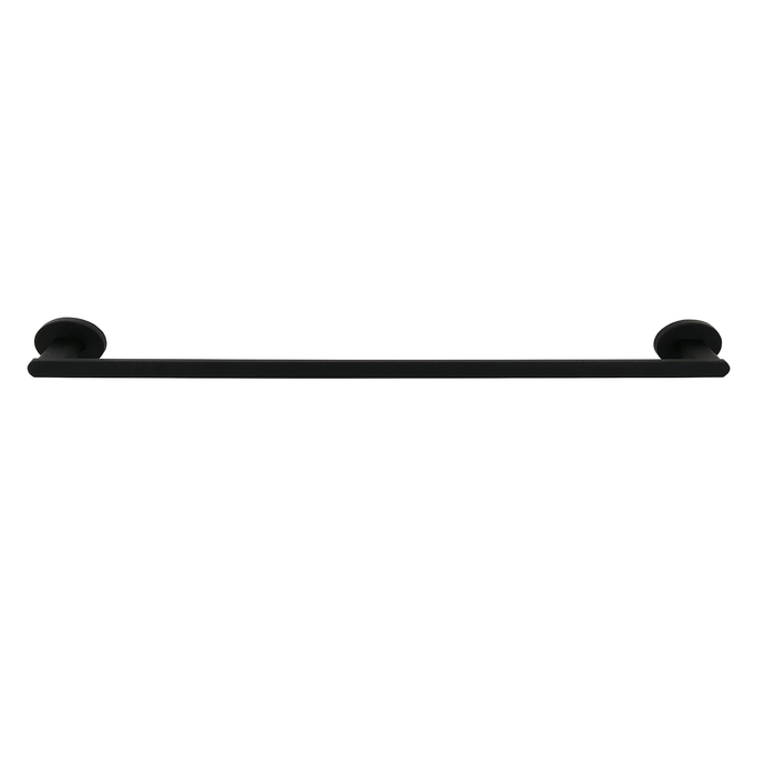 Barelli 600mm Matte Black Serenita Single Towel Rail