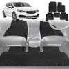 6D Diamond Car Floor Mats for Holden Astra 2016-2020-Full Set-Black-Outback GT