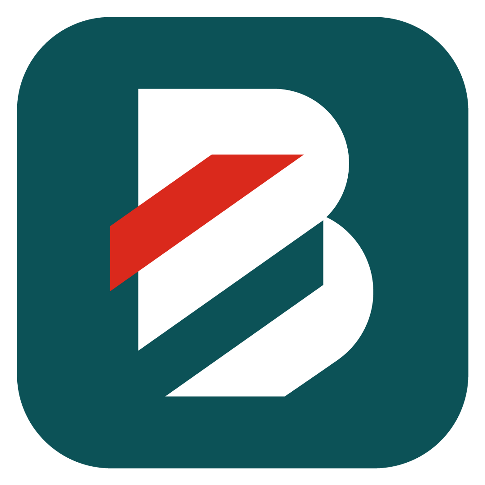 Bunnings logo on a dark teal rounded square background.