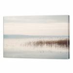 Lakeside Mist | 120 x 80cm Stretched Canvas Print