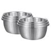 SOGA 2X Stainless Steel Nesting Colander & Basin- Set of 3