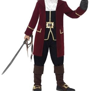 Captain Hook Boys Pirate Book Week Costume - Medium