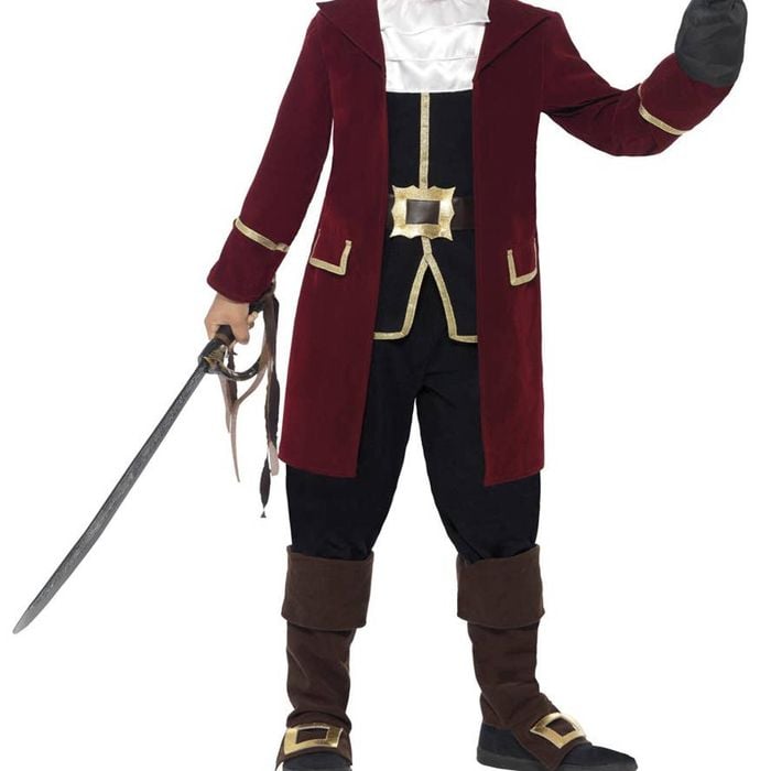 Captain Hook Boys Pirate Book Week Costume - Medium