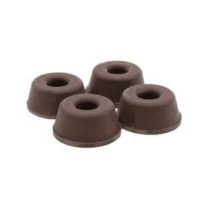 Surface Gard 25mm Brown Round Screw-In - 4 Pieces