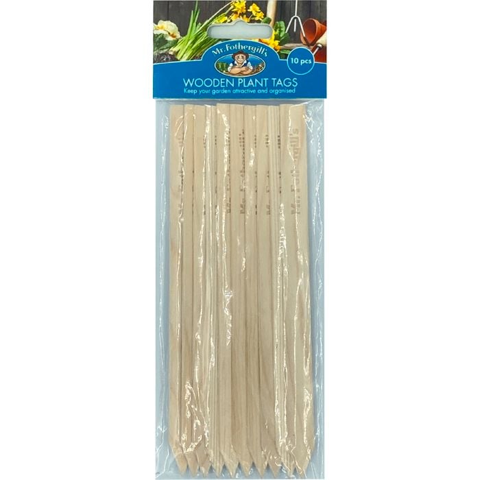 Mr Fothergill's Wooden Plant Tags - 10 Pack