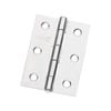Lane 70 x 50 x 1.6mm Zinc Plated Durasmooth Fixed Pin Butt Hinge - 2 Pack