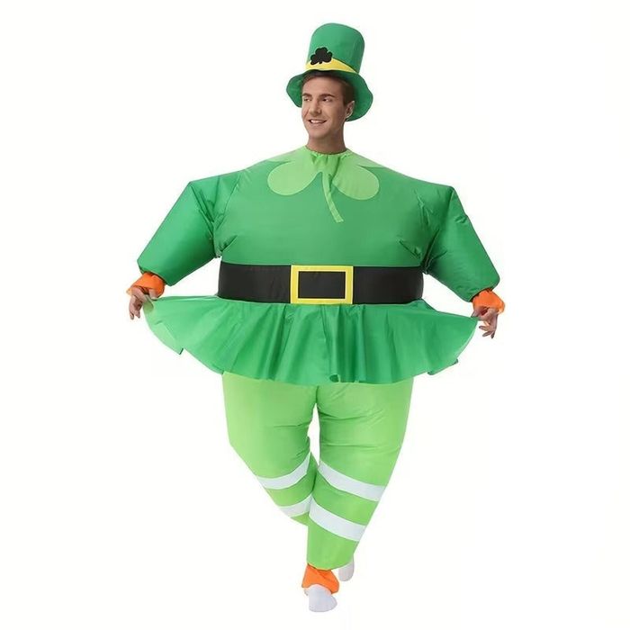 Lifebay St. Patrick's Day Green Leprechaun Costume Set