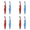 4PK Appetito Comfort Grip Peeler Home Kitchen Cooking Tool Assorted