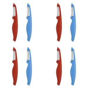 4PK Appetito Comfort Grip Peeler Home Kitchen Cooking Tool Assorted
