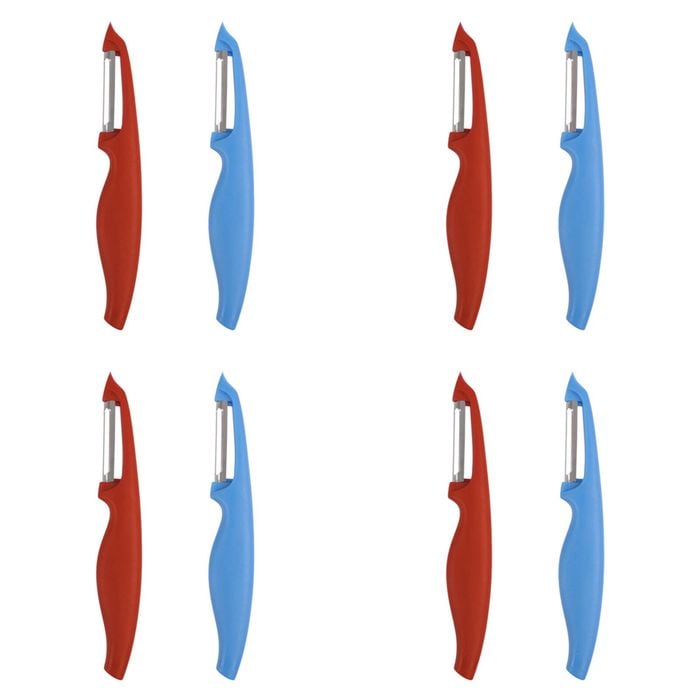 4PK Appetito Comfort Grip Peeler Home Kitchen Cooking Tool Assorted