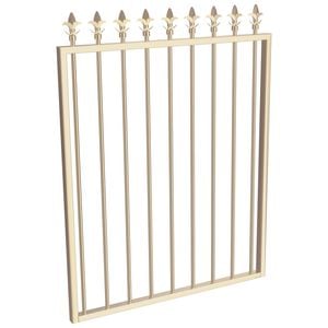 ProtectorAl 975 W x 1200mm H Primrose Aluminium Spear Top Pool Gate