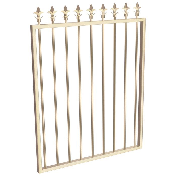 ProtectorAl 975 W x 1200mm H Primrose Aluminium Spear Top Pool Gate