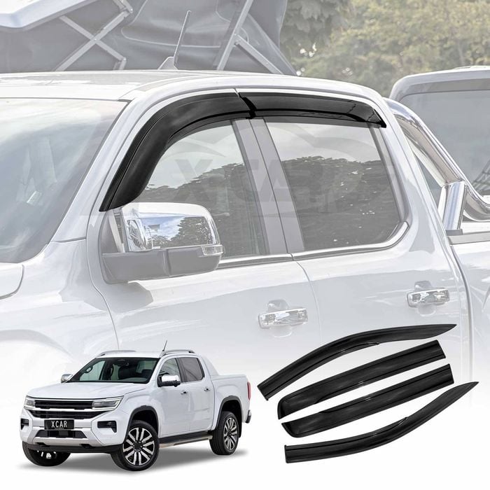 Weathershields for Volkswagen Amarok NF Series 2023-2025 Dual Cab Weather Shields Sun Visor