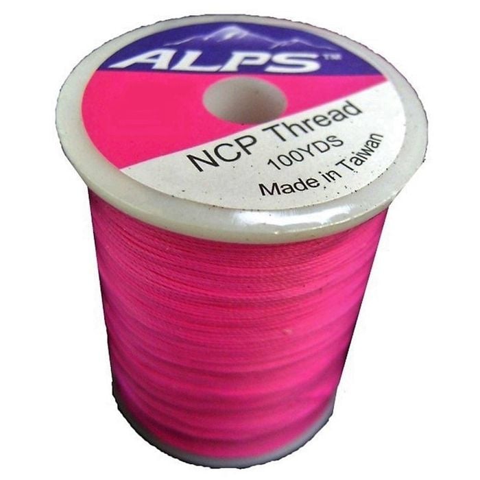 Alps 100yds of Pink Rod Wrapping Thread - Size A (0.15mm) Rod Binding Cotton