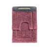 2pc Renee Taylor 2200 GSM Tufted Bath Mat Set Rosebud