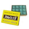 12PK Formula Sports Pioneer Cue Chalk Snooker/Billiard Accessory Square Green