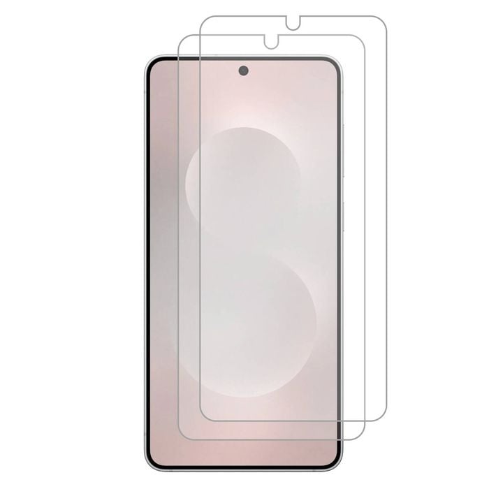 2 Pack MEZON Samsung Galaxy S25 Edge (6.7") Clear Tempered Glass Screen Protectors