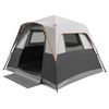Costway Family Tent Pop up Travel Cabin Camping Tent-Grey