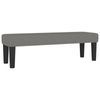 vidaXL Bench Dark Grey Fabric Living Room Bedroom Bench Chair Upholstered